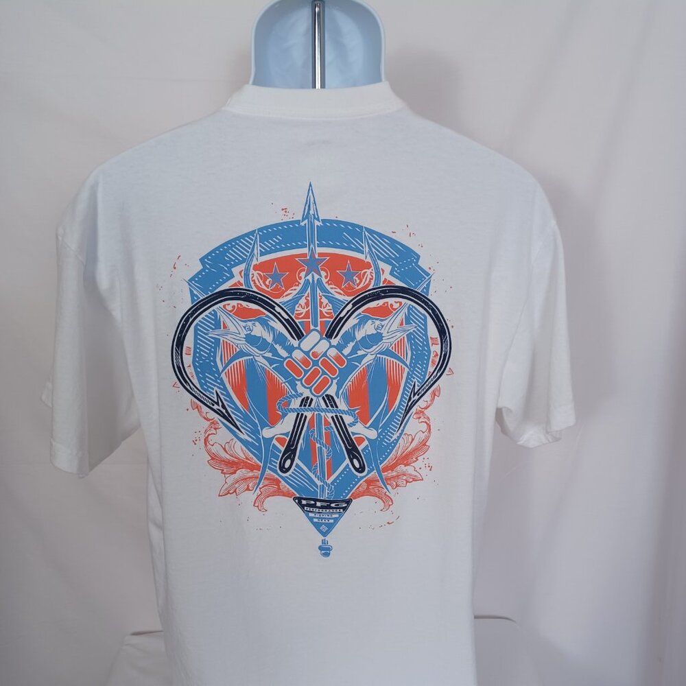 Mens Columbia PFG 100% Cotton T-shirt